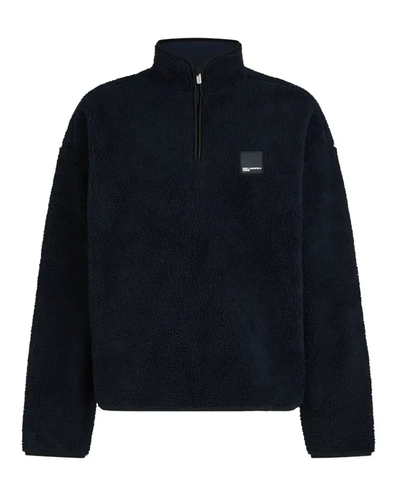 Karl Lagerfeld Kastiger Pullover - Blau Blau