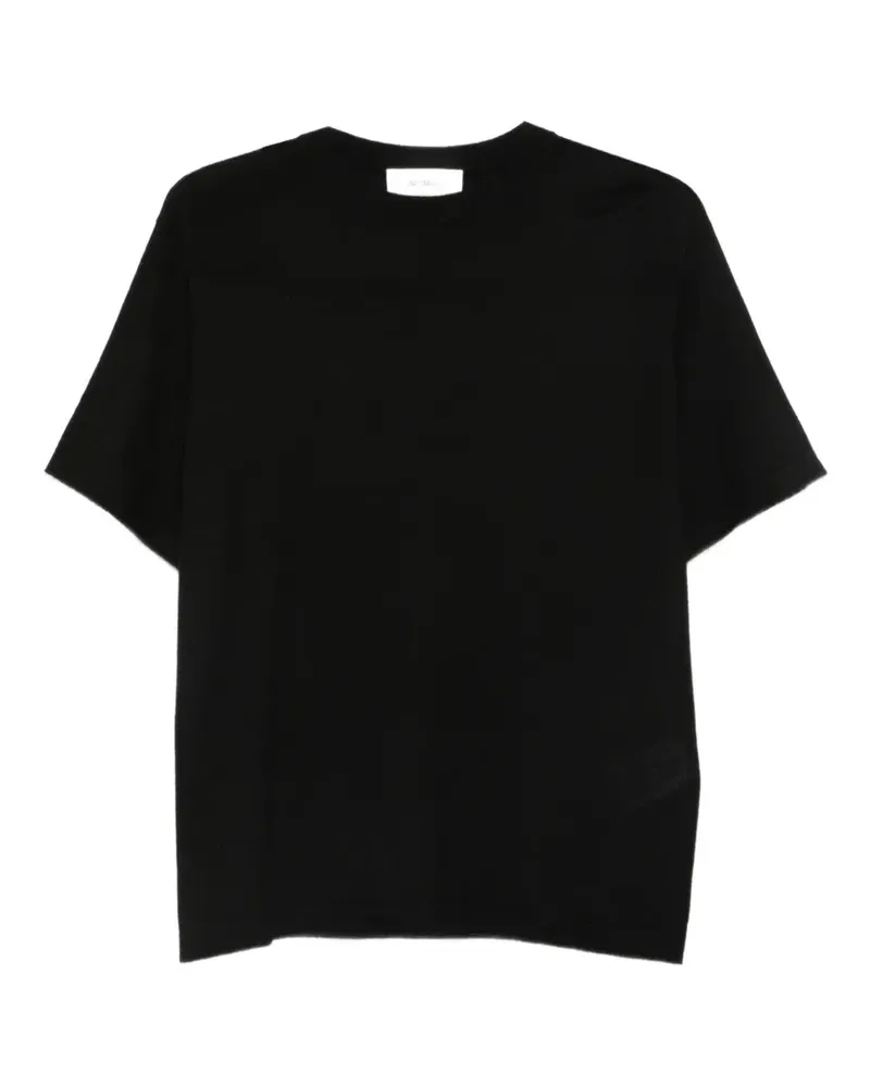 Lisa Yang Johannes T-Shirt aus Wolle - Schwarz Schwarz