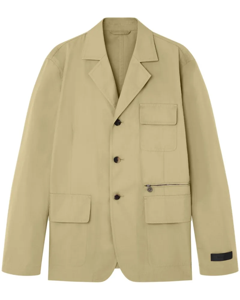 Versace Einreihiges Gabardine-Sakko - Nude Nude