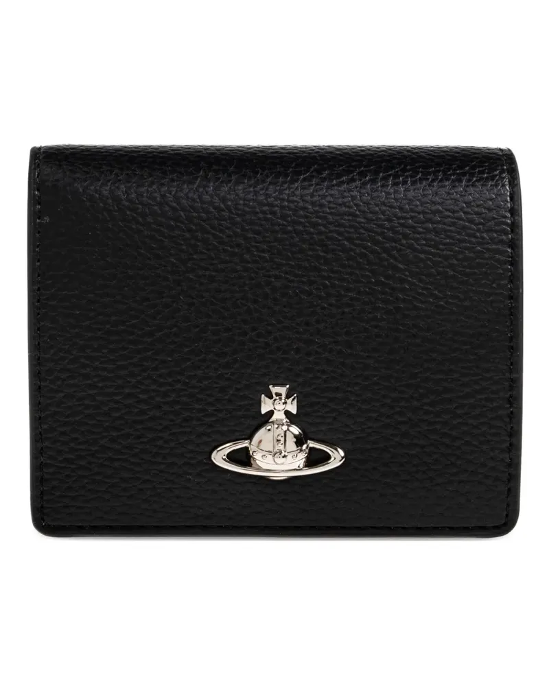 Vivienne Westwood Orb detail wallet - Schwarz Schwarz