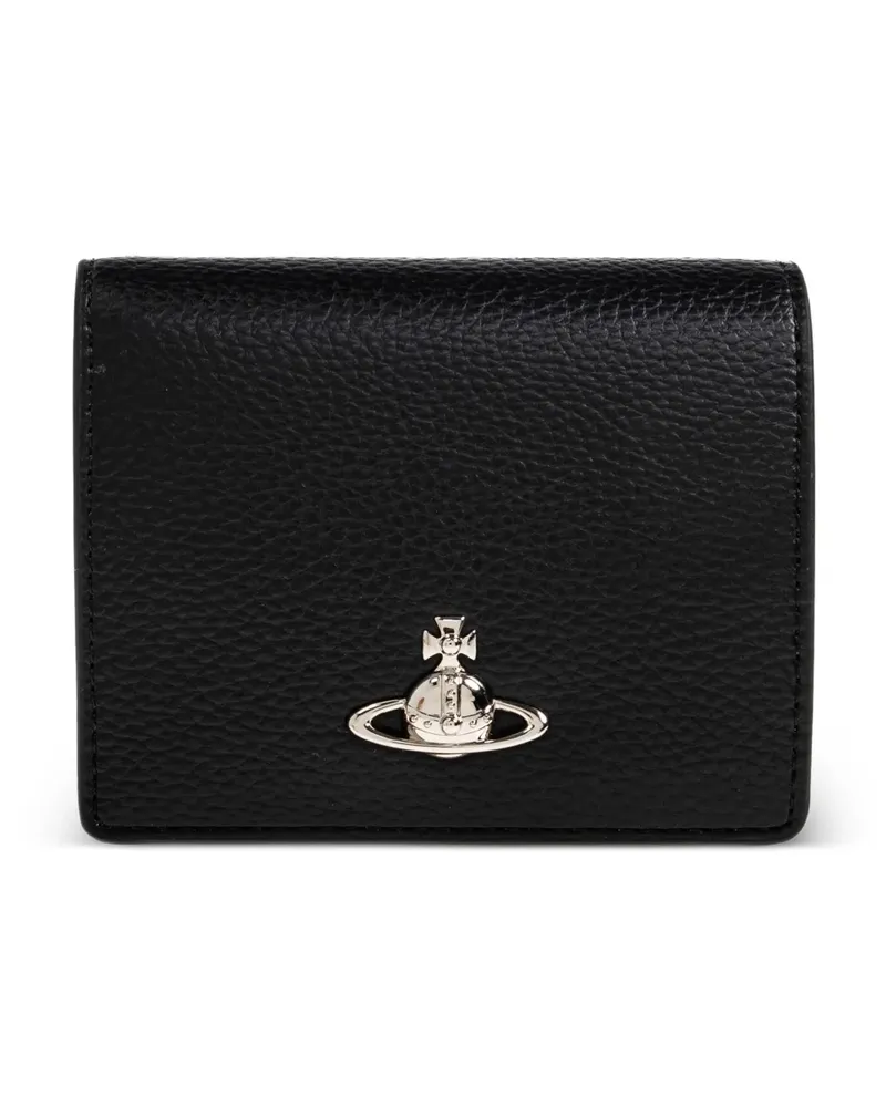 Vivienne Westwood Portemonnaie mit Orb - Schwarz Schwarz