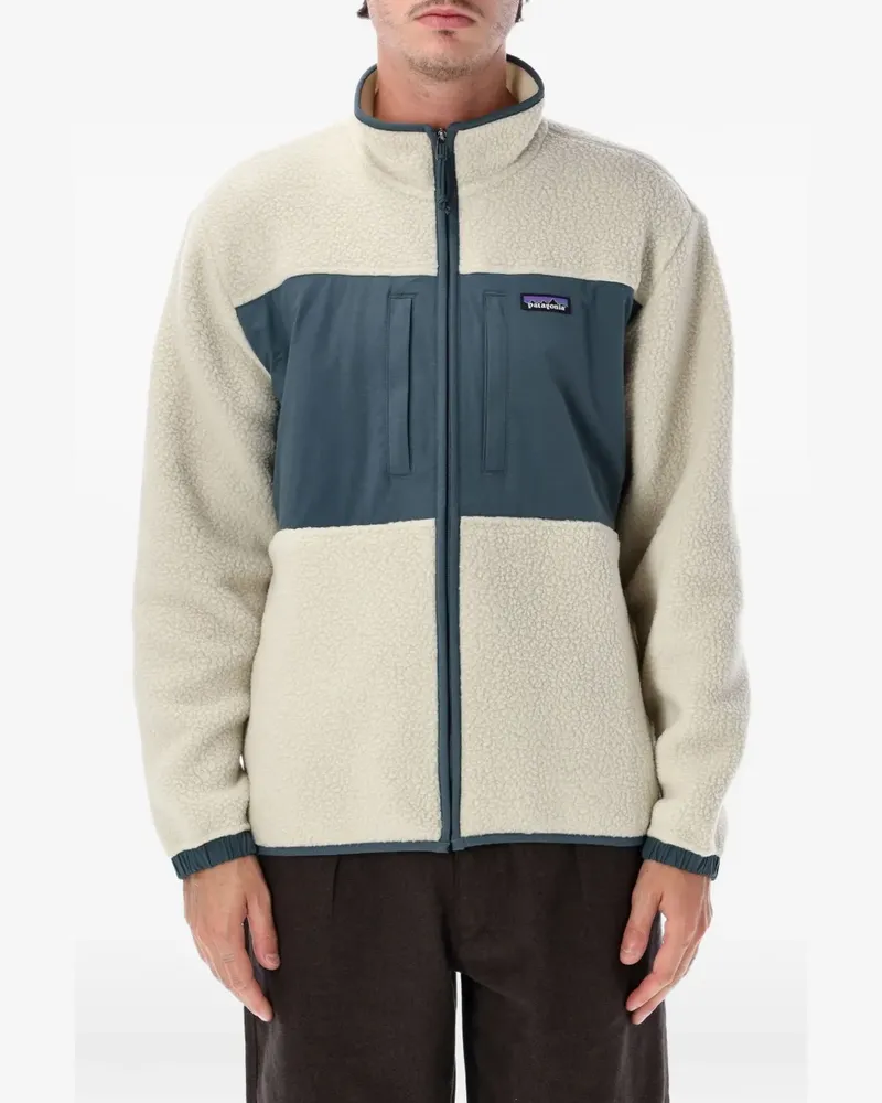 Patagonia Jacke mit Fleece-Struktur - Nude Nude