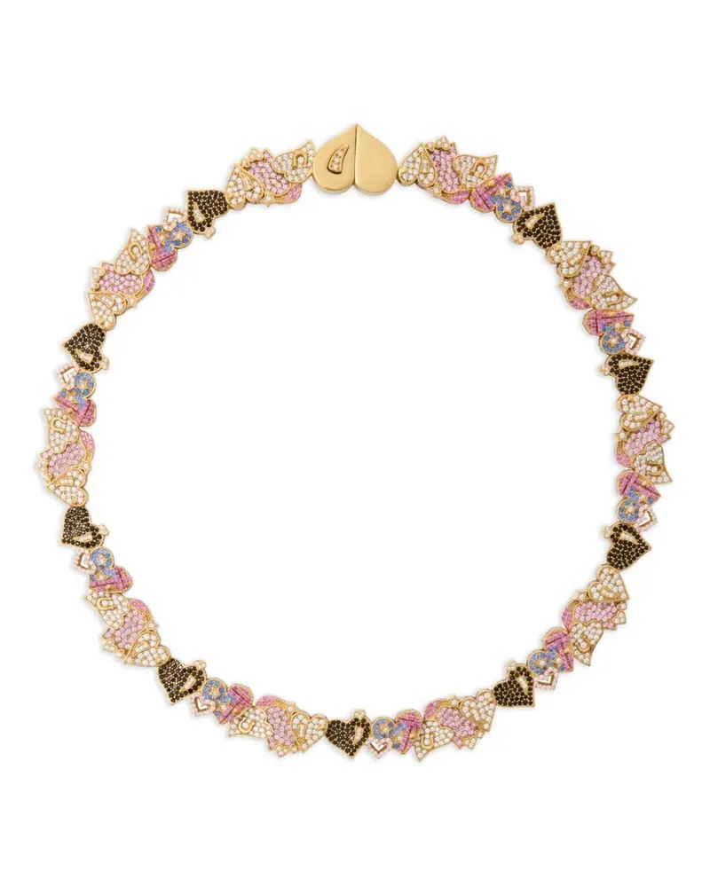 Burberry Halskette in Herzform - Gold Gold