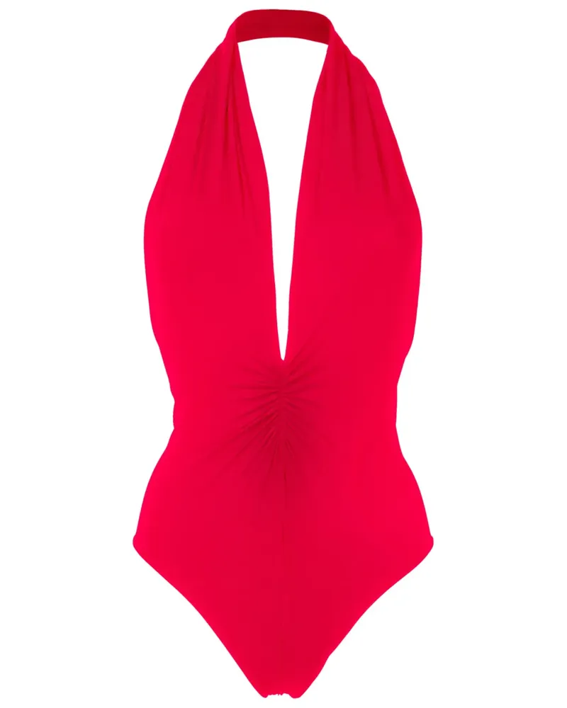 Lygia & Nanny Isatou Fluity Neckholder-Badeanzug - Rot Rot