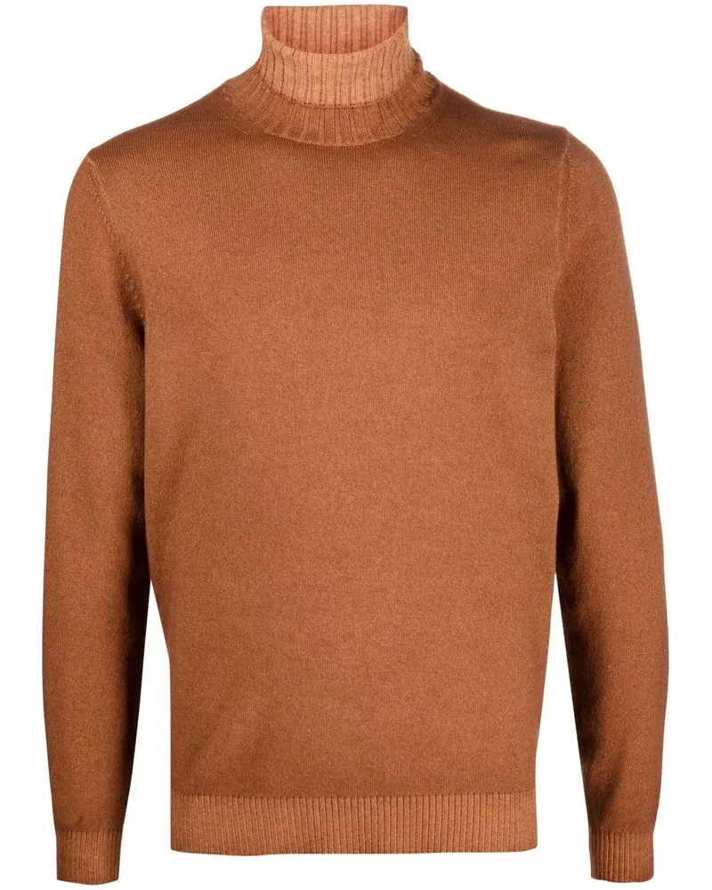 Malo Pullover mit Rollkragen - Braun Braun