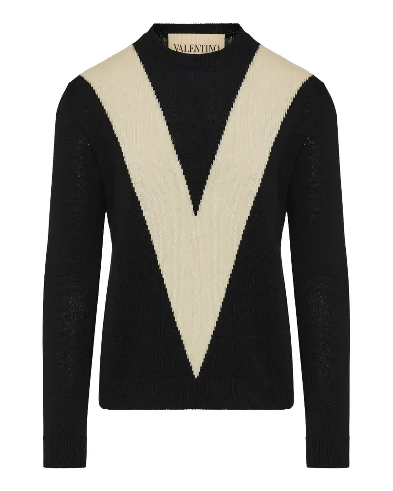Valentino Garavani Klassischer Pullover - Schwarz Schwarz