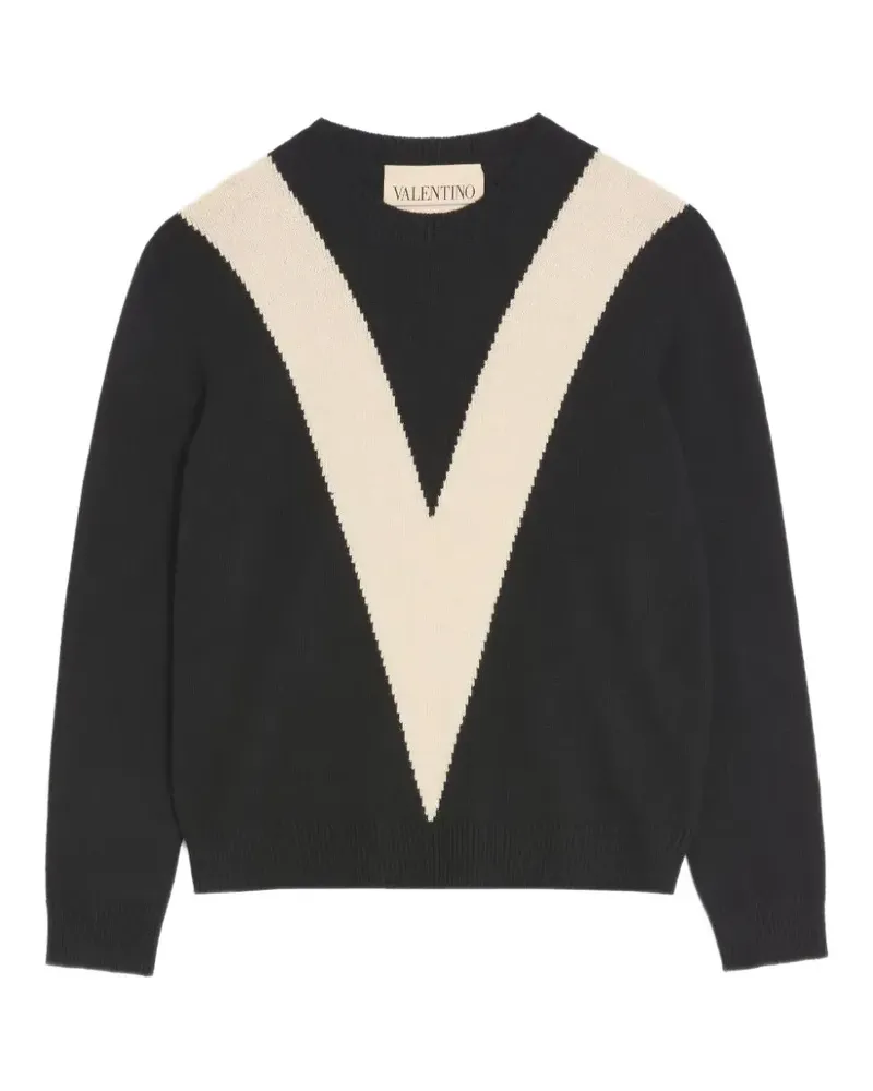 Valentino Garavani Klassischer Pullover - Schwarz Schwarz