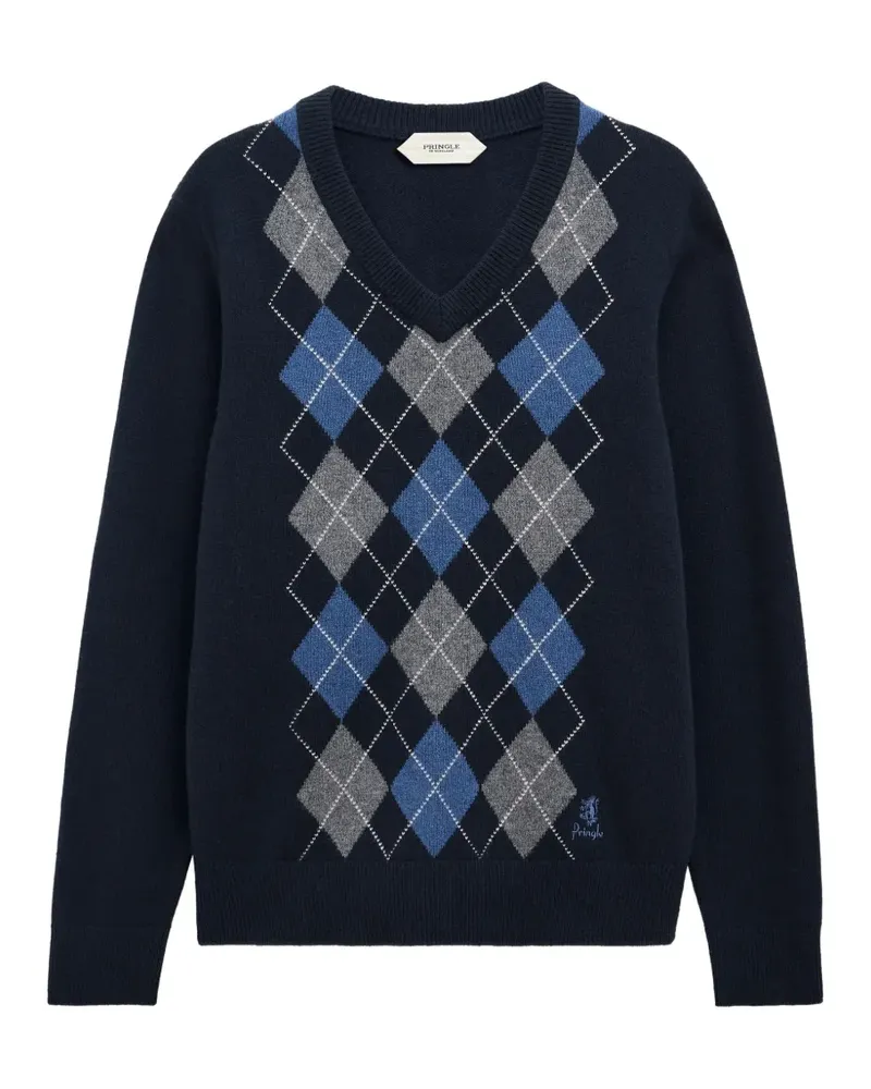 Pringle of Scotland Pullover mit Argyle-Muster - Blau Blau