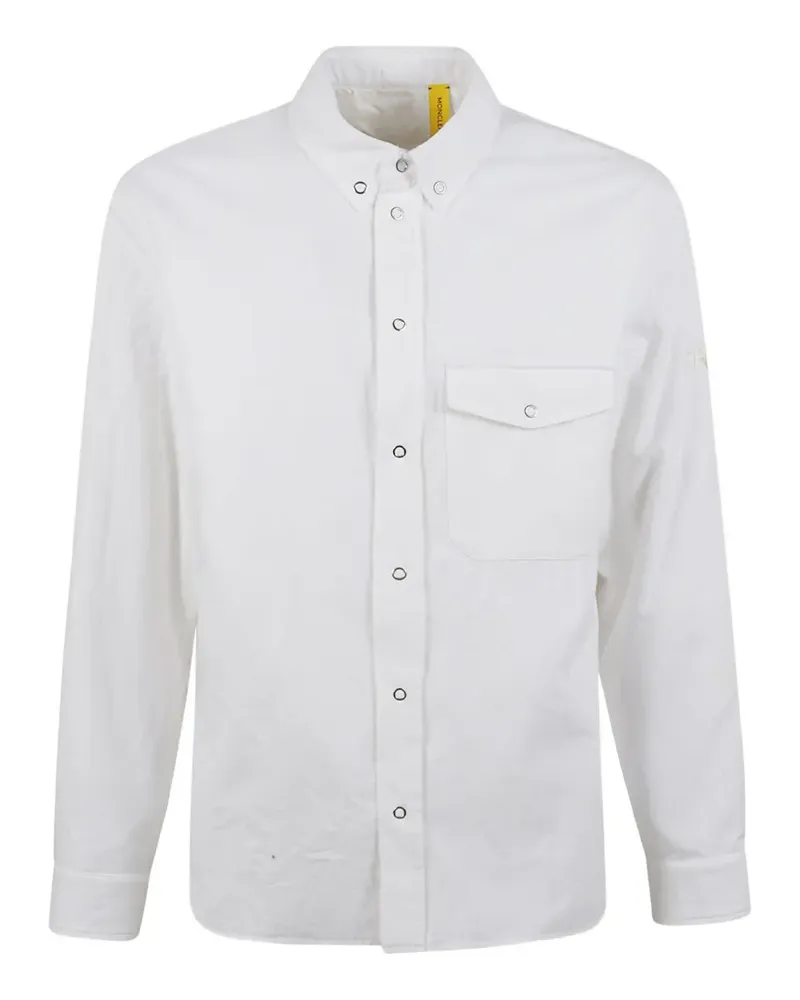 Moncler Hemd mit Brusttaschen - Weiß Weiß