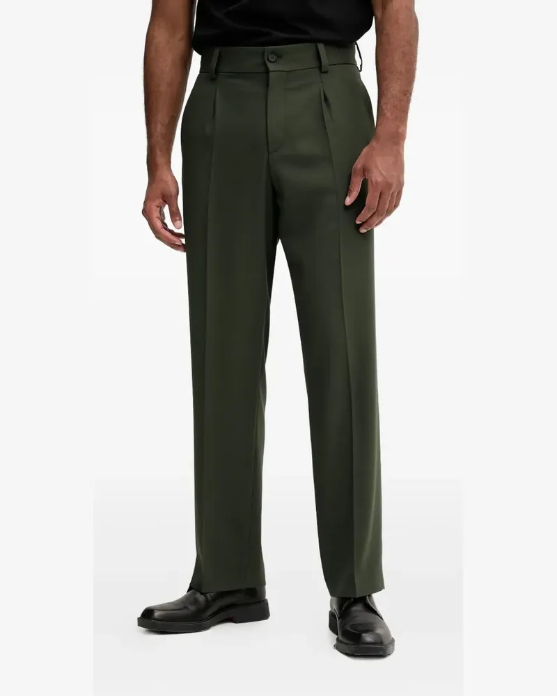 HUGO BOSS Hose mit Falten - Grün Grün