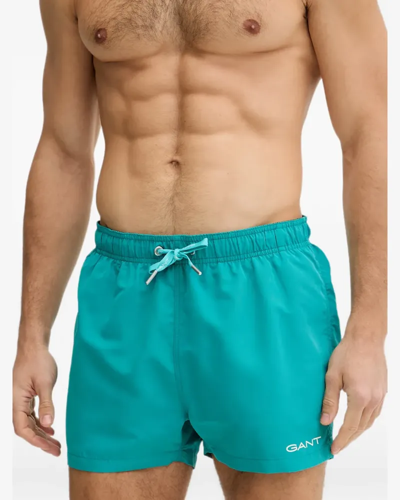 Gant Badeshorts mit Kordelzug - Blau Blau