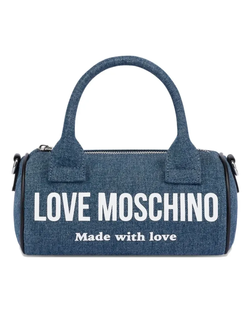 Moschino Klassische Clutch - Blau Blau