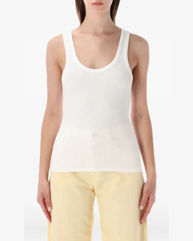 COLORFUL STANDARD ribbed tank top - Weiß Weiß