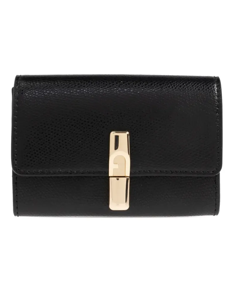 Furla small Iride wallet - Schwarz Schwarz