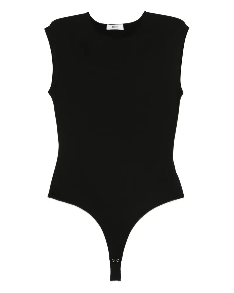 AGOLDE Ärmelloser Aura Body - Schwarz Schwarz