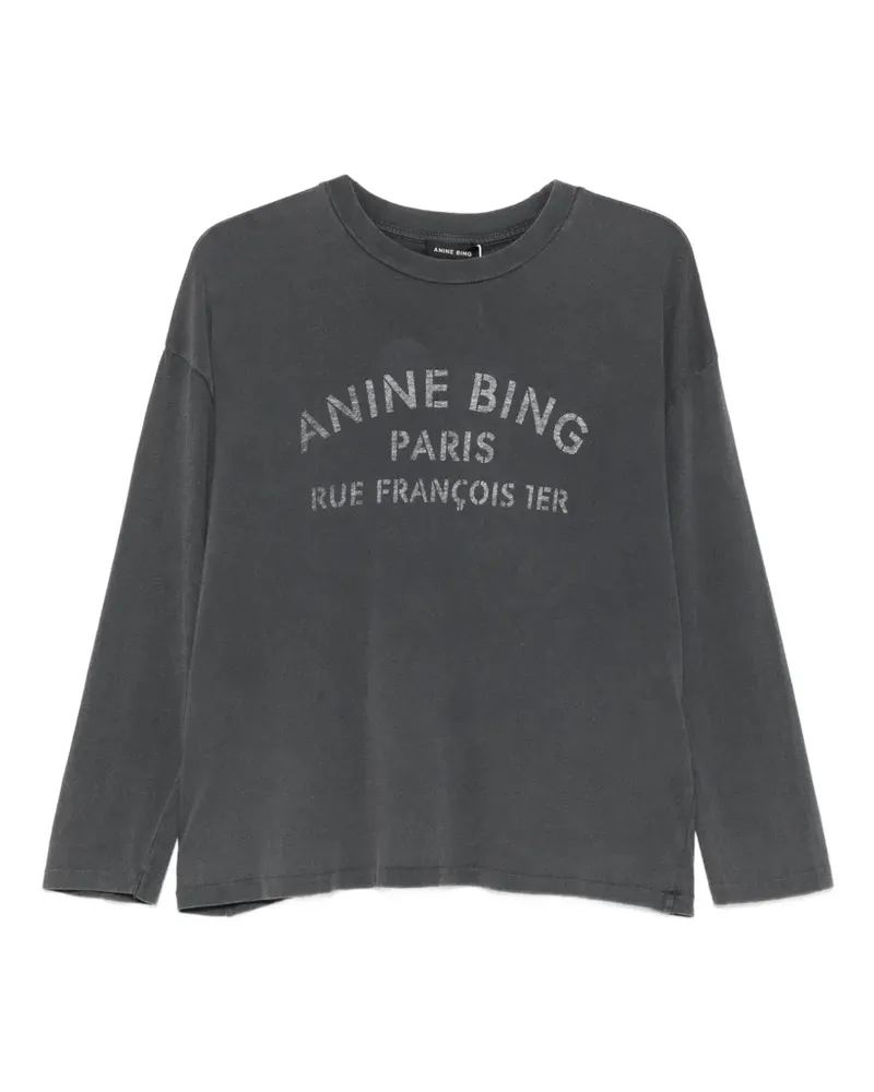 Anine Bing Ivan T-shirt - Grau Grau