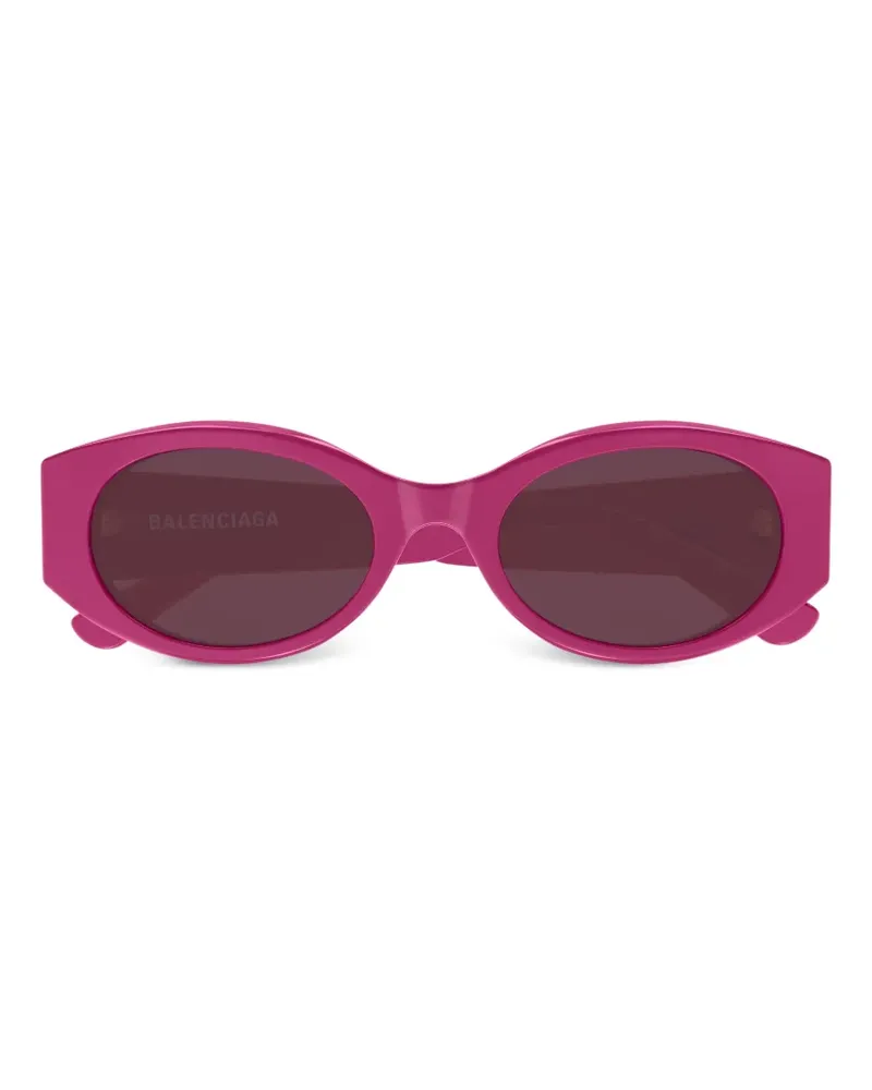 Balenciaga BB oval-frame sunglasses - Rosa Rosa