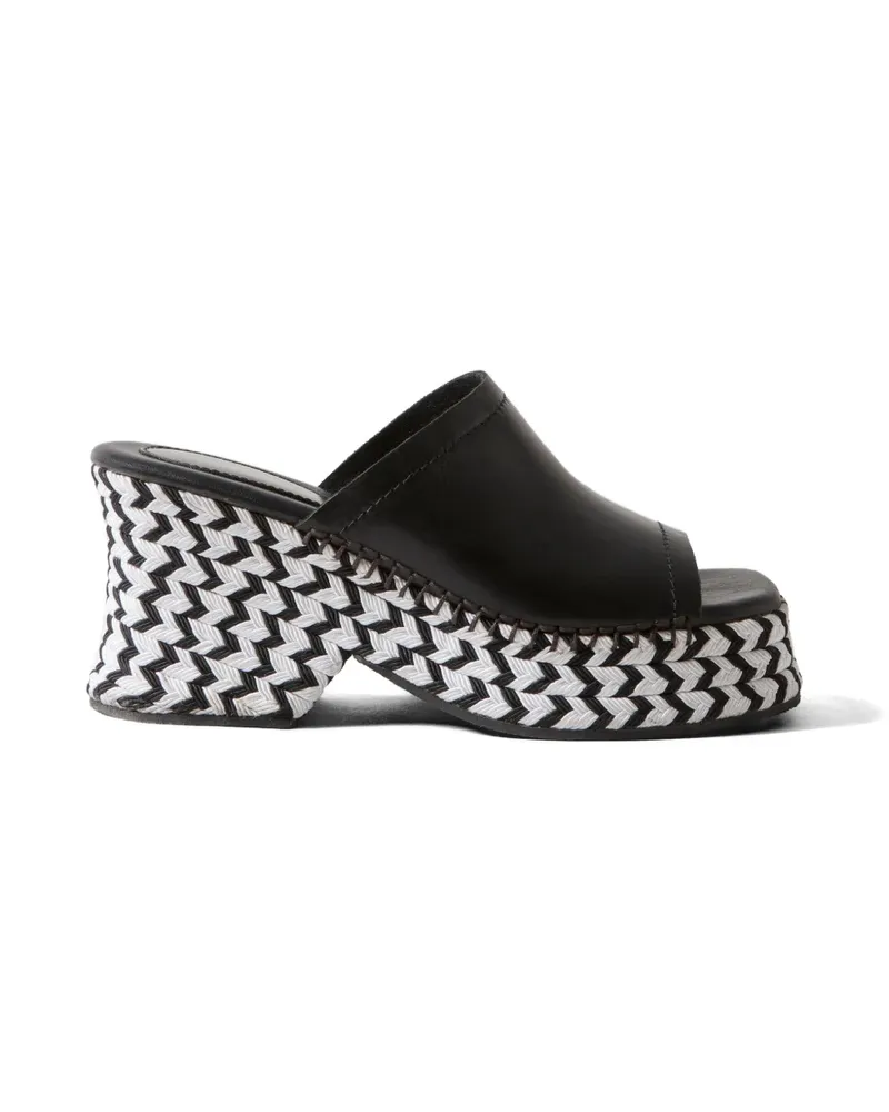 Claudie Pierlot Sandalen mit Plateau - Schwarz Schwarz