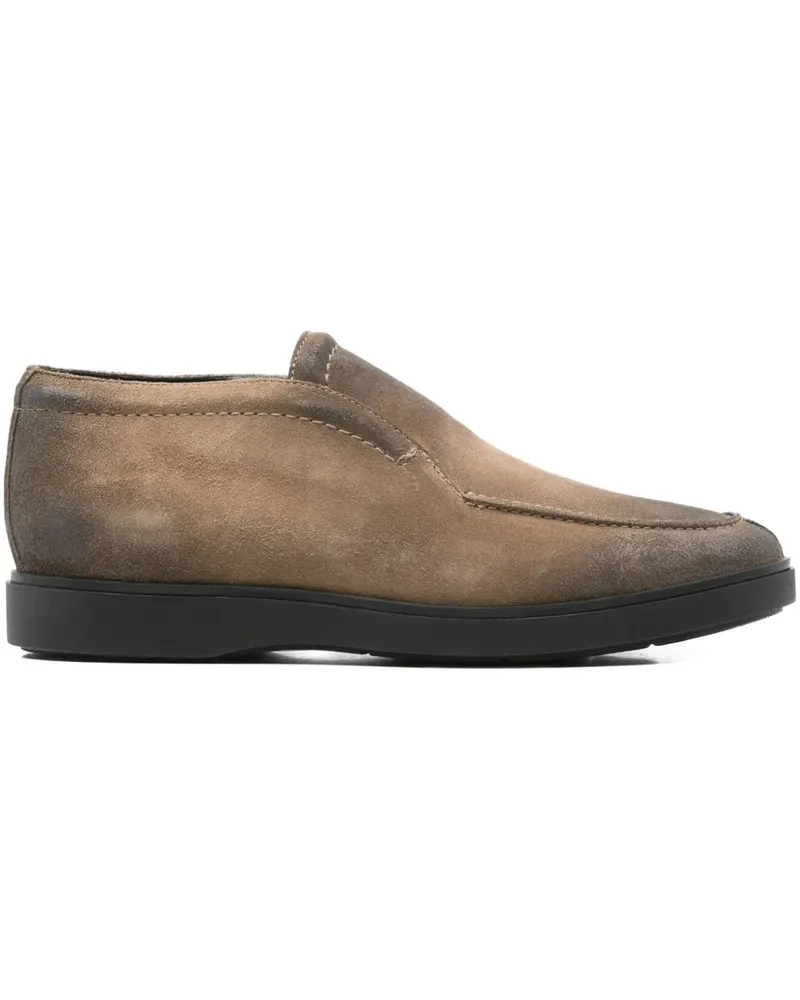 Tagliatore Loafer aus Wildleder - Nude Nude