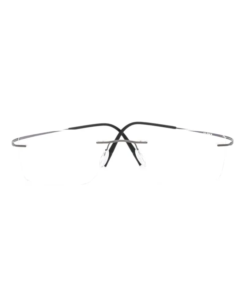 Silhouette Rahmenlose Brille - Silber Silber