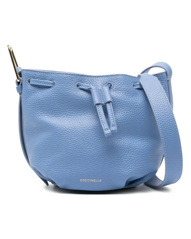 Coccinelle Malory Beuteltasche mit Kordelzug - Blau Blau