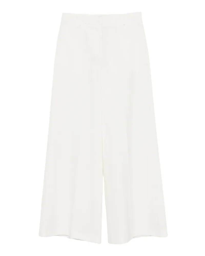 Blumarine wide-leg tailored trousers - Weiß Weiß
