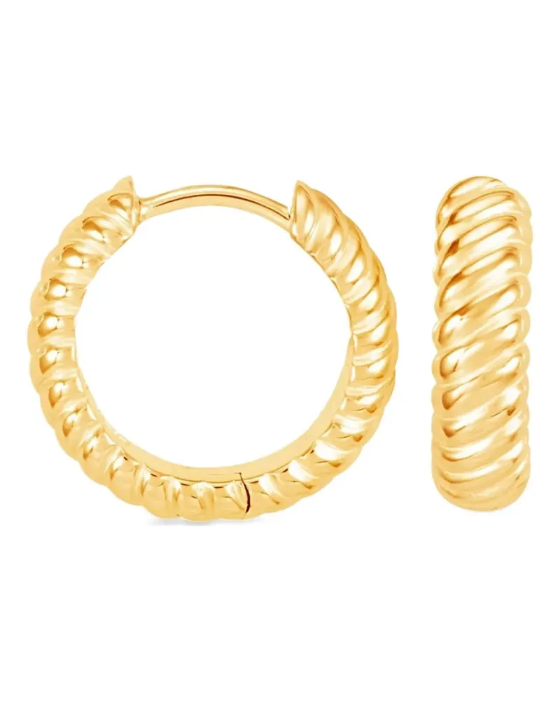 Dower & Hall Twist Creolen - Gold Gold