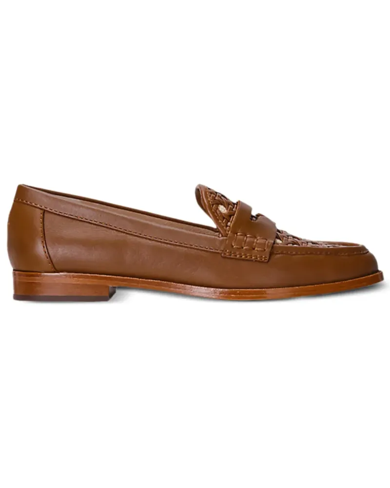 Ralph Lauren Loafer mit gewebtem Detail - Braun Braun