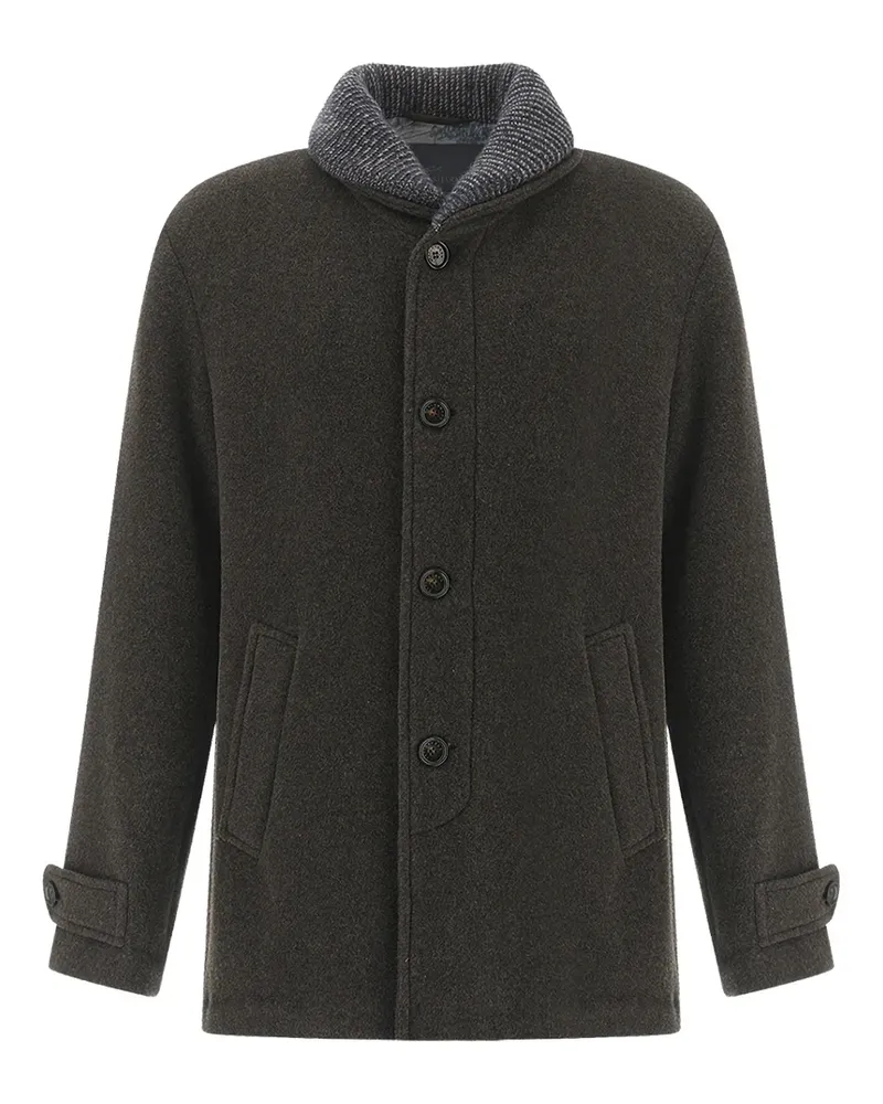 Paul & Shark Jacke mit Schalkragen - Braun Braun