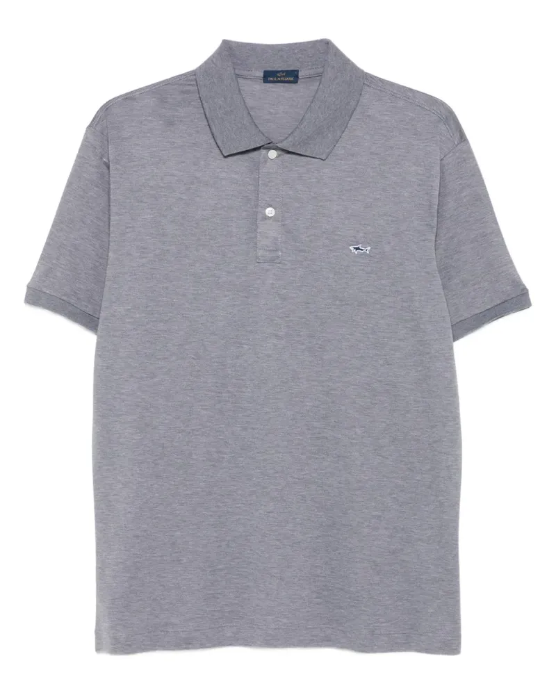 Paul & Shark Poloshirt mit Logo-Stickerei - Grau Grau