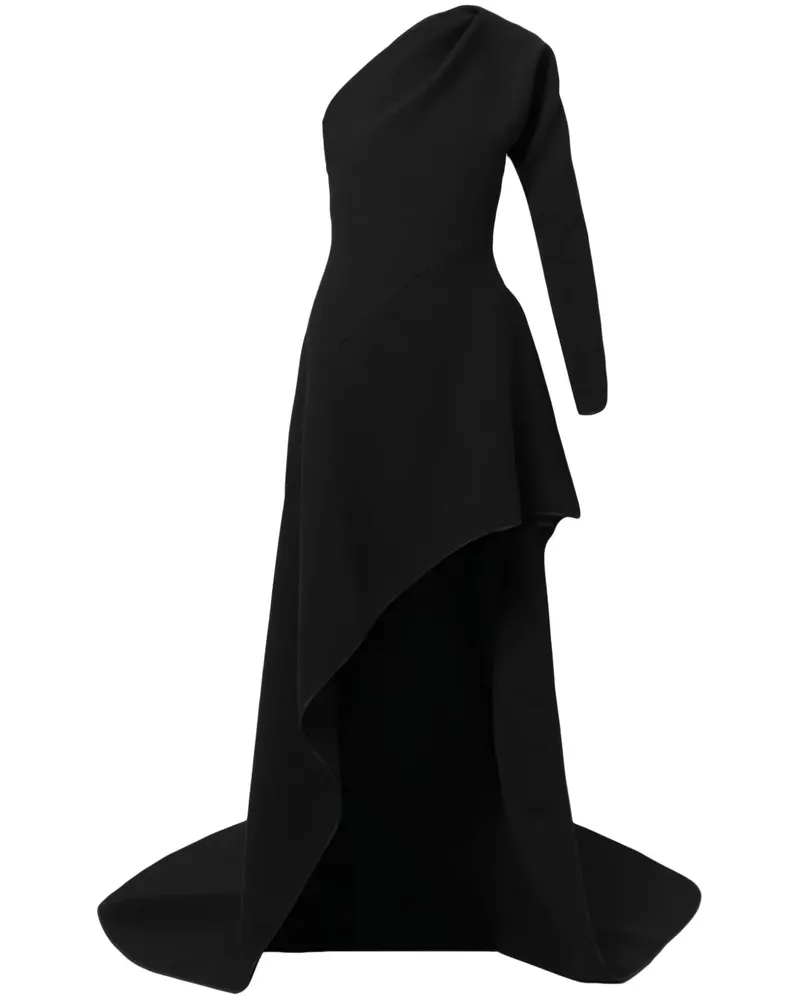 Maticevski Asymmetrisches Abendkleid - Schwarz Schwarz