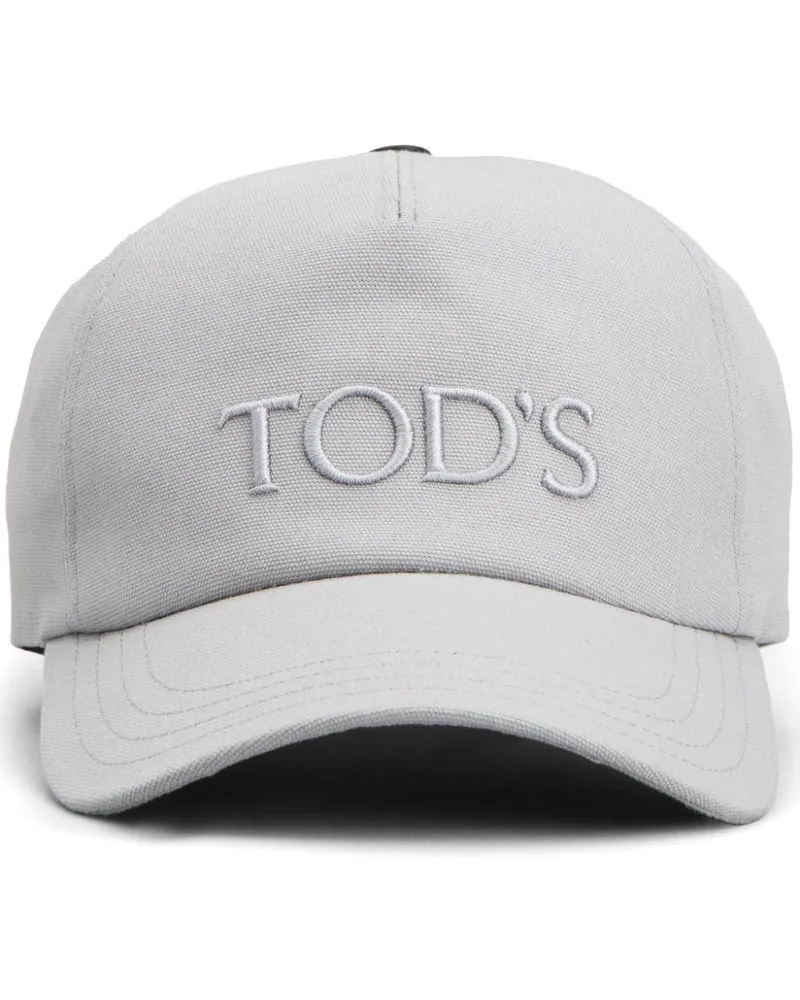 TOD'S Baseballkappe mit Logo-Stickerei - Grau Grau