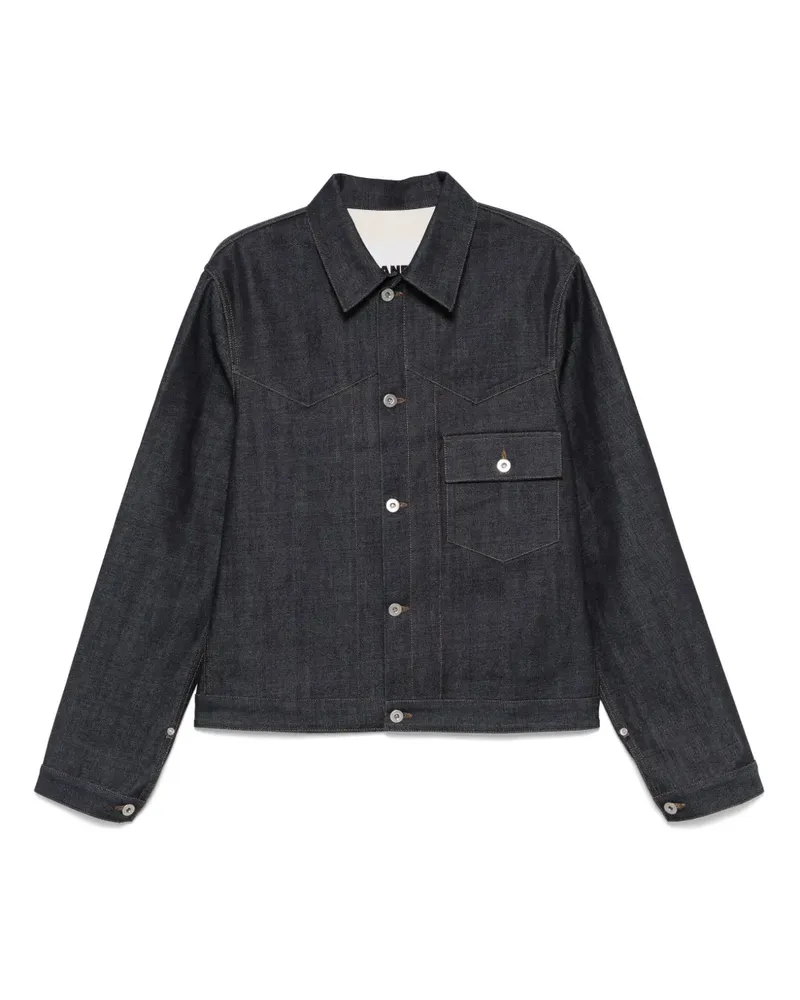 Jil Sander Klassische Jeansjacke - Blau Blau