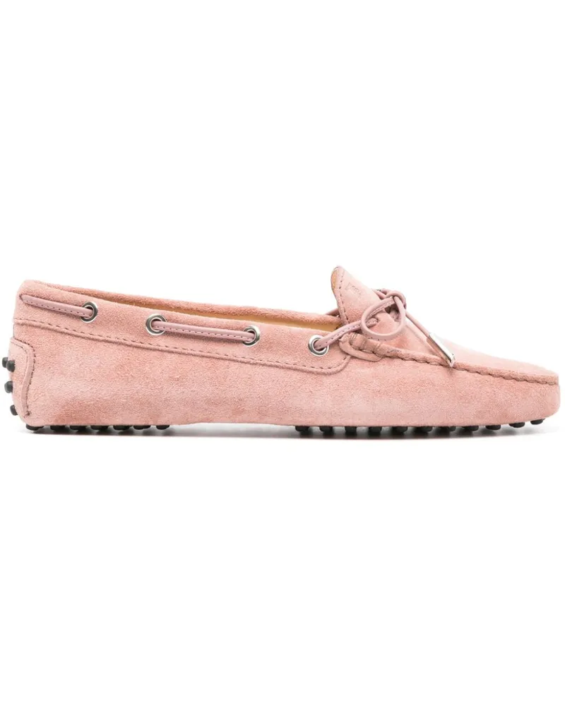 TOD'S Gommino Loafer aus Wildleder - Rosa Rosa