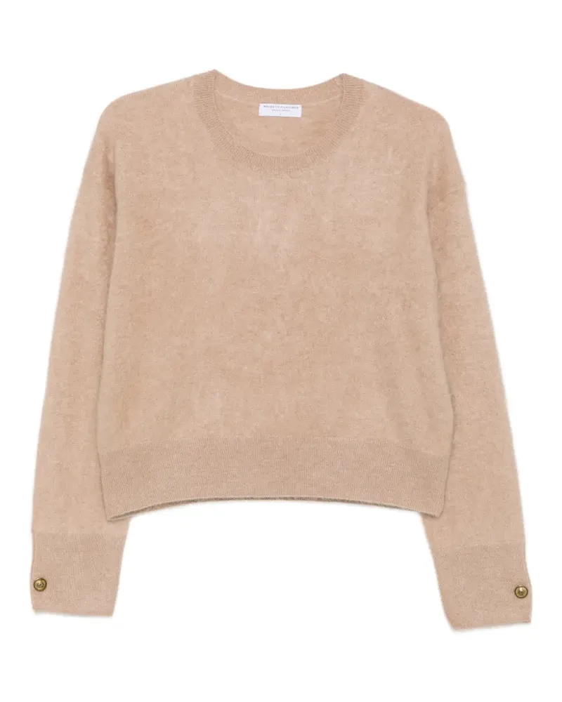 Majestic Pullover mit Knopfmanschetten - Nude Nude
