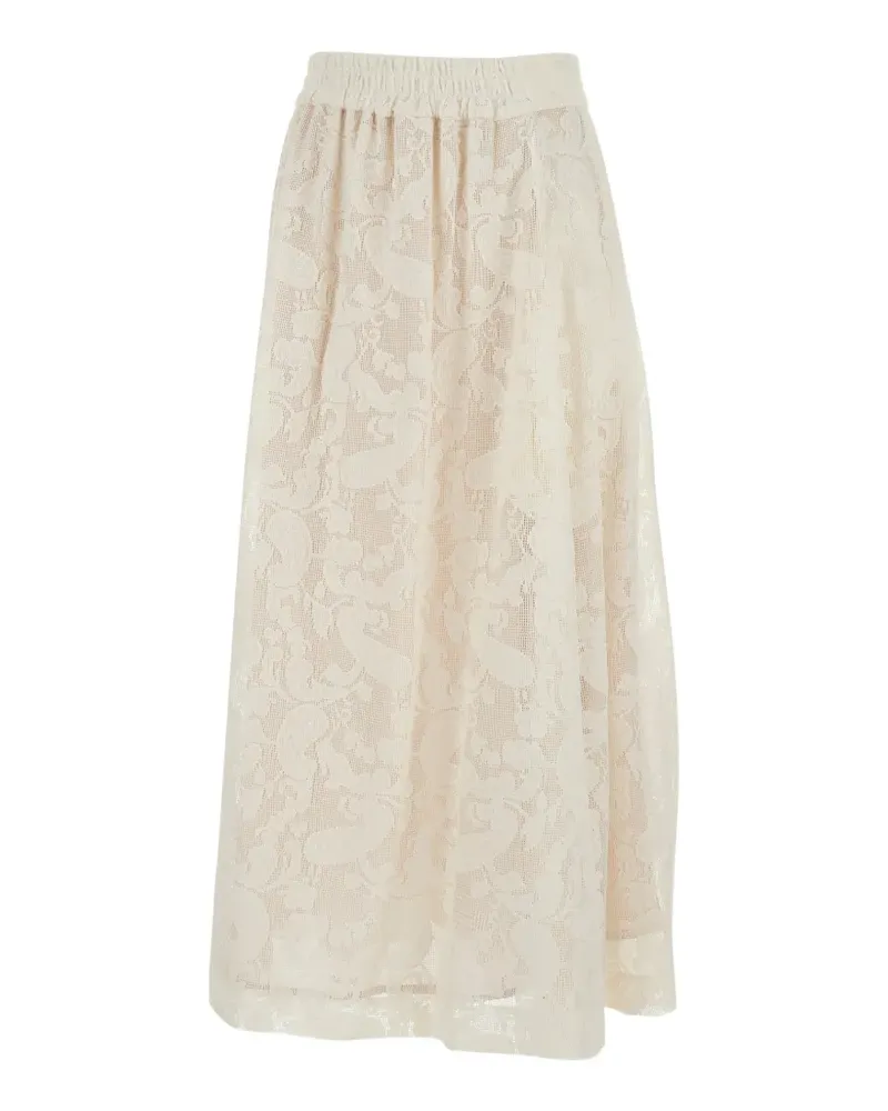 PT TORINO lace skirt - Nude Nude