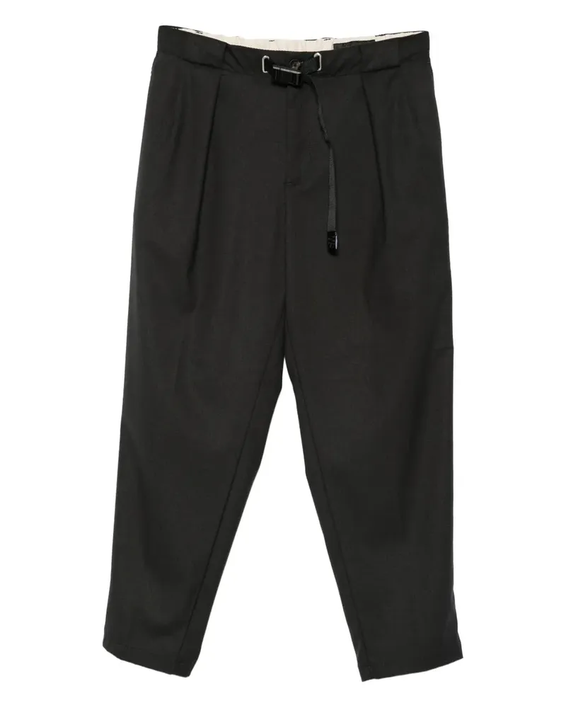 PLAN C Bundfaltenhose mit Kordelzug - Grau Grau