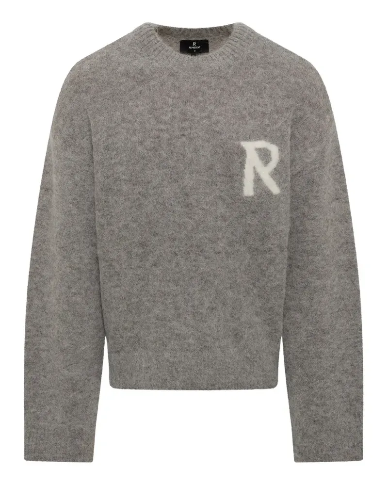 REPRESENT logo-detail sweater - Grau Grau