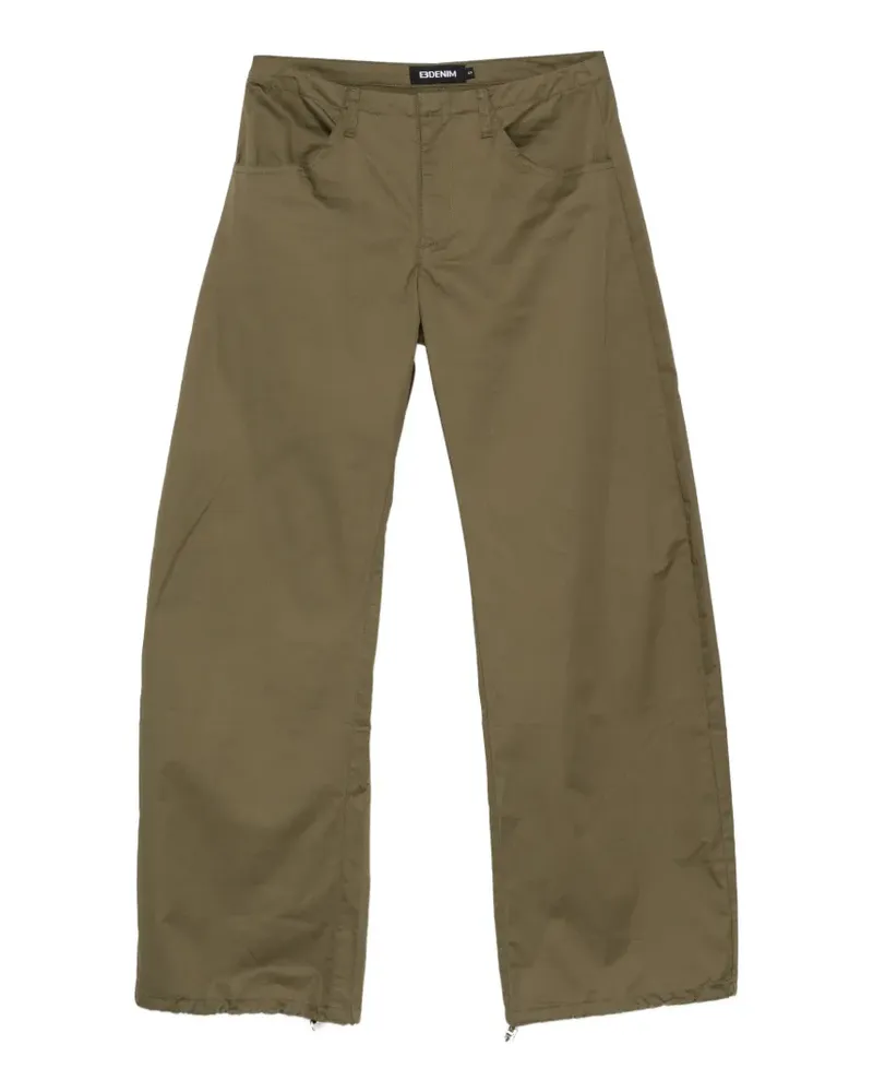 EB Denim Isla Cinch belt-loop pocket trousers - Grün Grün