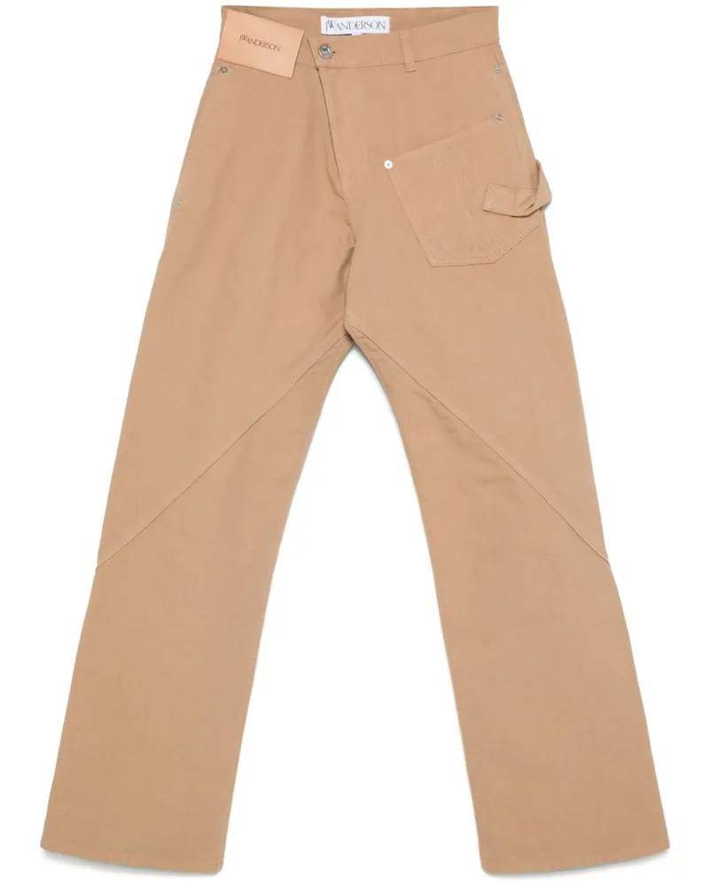J.W.Anderson Twisted Workwear Hose - Nude Nude