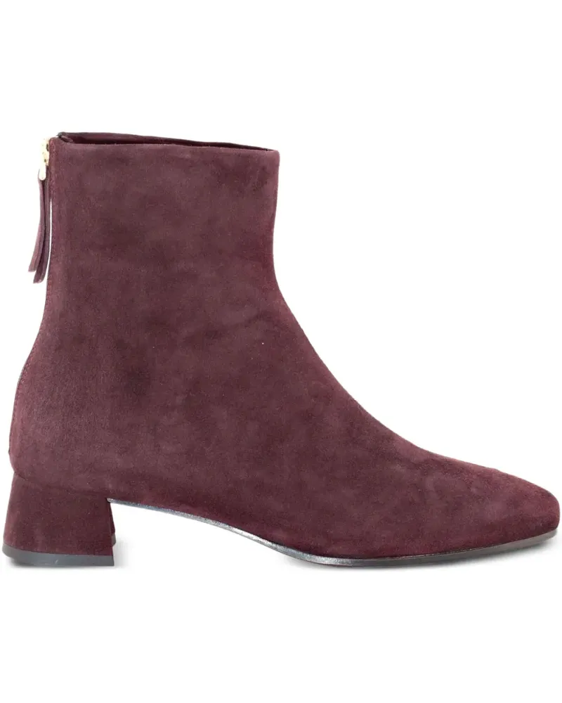 FESTA Milano Wildlederstiefel mit Reißverschlussdetail 40mm - Violett Violett