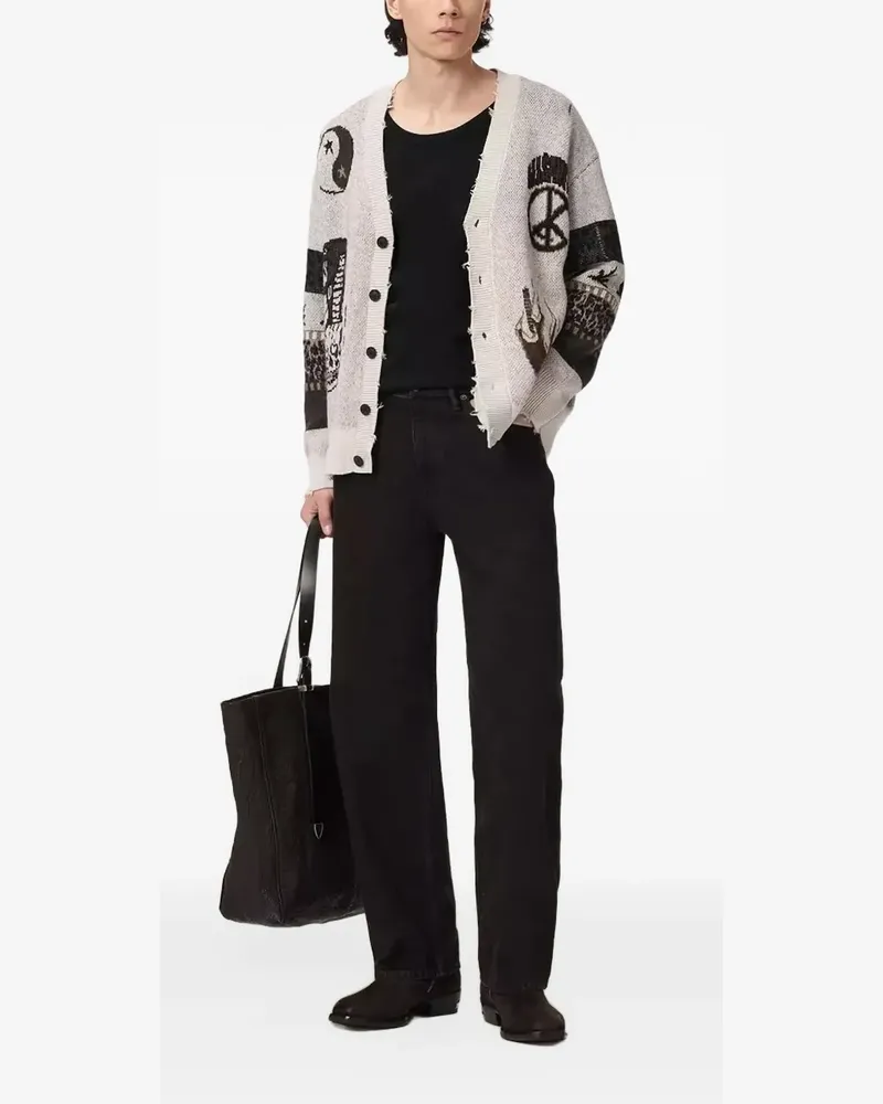 AllSaints Bram cardigan - Nude Nude