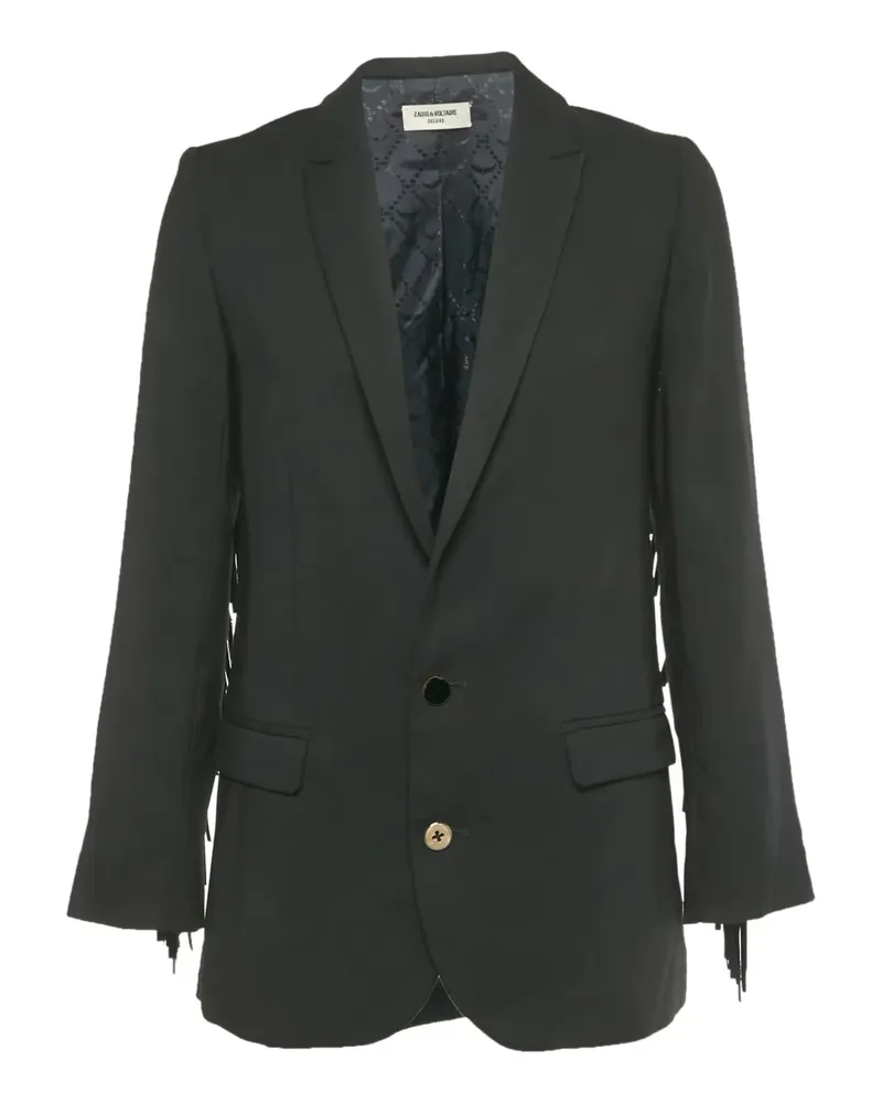 Zadig & Voltaire Viva Frange blazer - Schwarz Schwarz