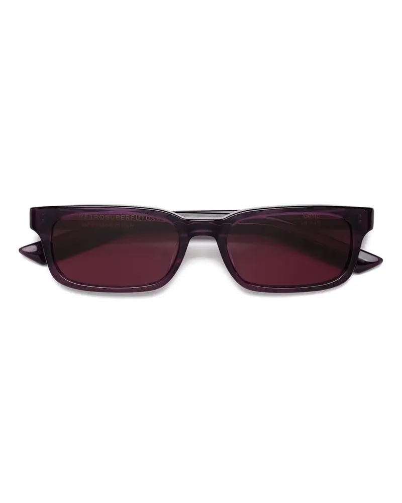 RETROSUPERFUTURE Gesto Sonnenbrille mit eckigem Gestell - Violett Violett