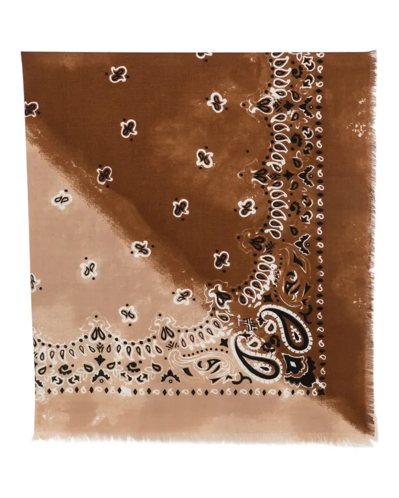 Destin Schal mit Paisley-Print - Braun Braun