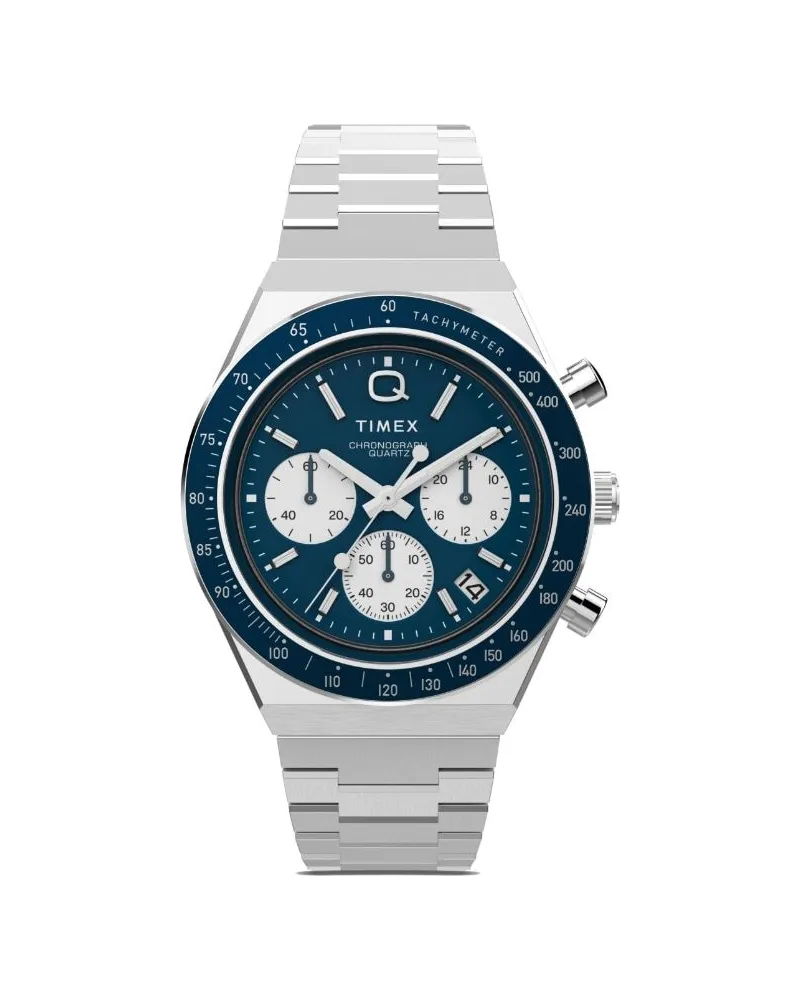 Timex Q  Chronograph 40mm Blau