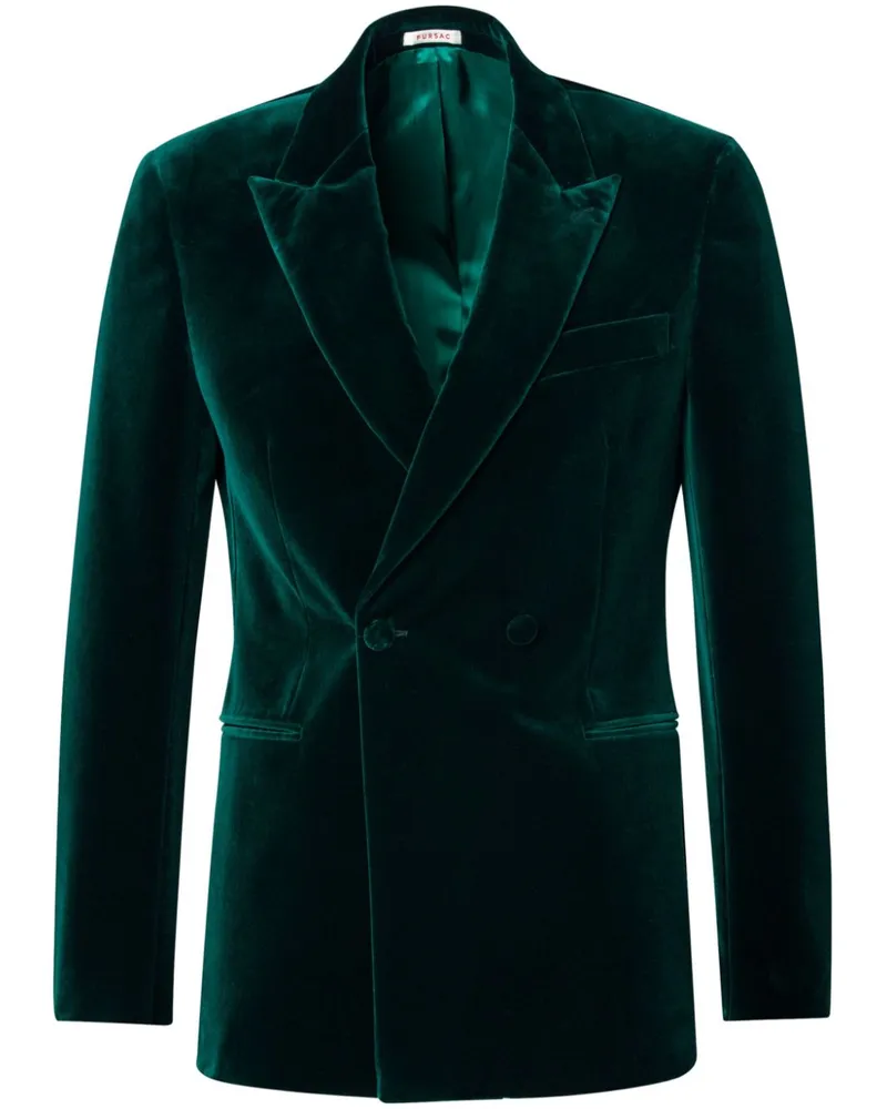 FURSAC Klassische Smoking-Jacke - Grün Grün