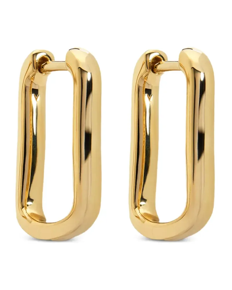 Monica Vinader Alta Capture Ohrringe aus recyceltem 18kt Gold-Vermeil Gold