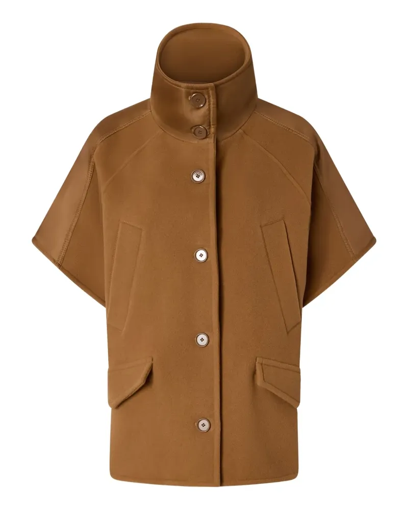 Pinko Carbonara Cape mit Knöpfen - Braun Braun