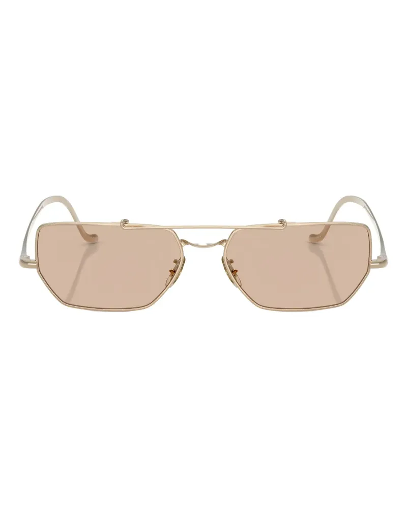 Oliver Peoples Geometrische Sonnenbrille aus Titan - Gold Gold
